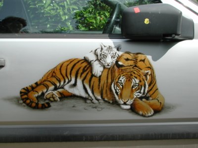 Artwork on Doors