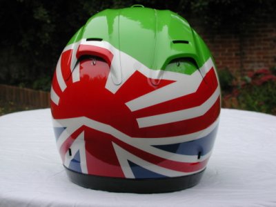 Rear of Helmet