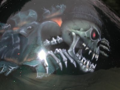 Close up of Airbrushl Work