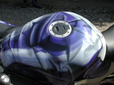 Airbrushed tank