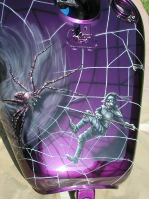 Detail of spider and and knight