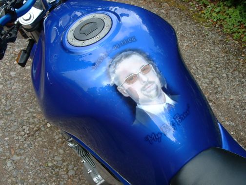 The Tank with Airbrushed Portrait