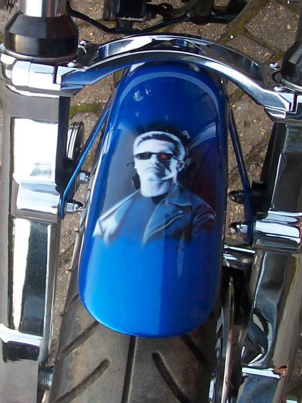 A cool airbrushed fender