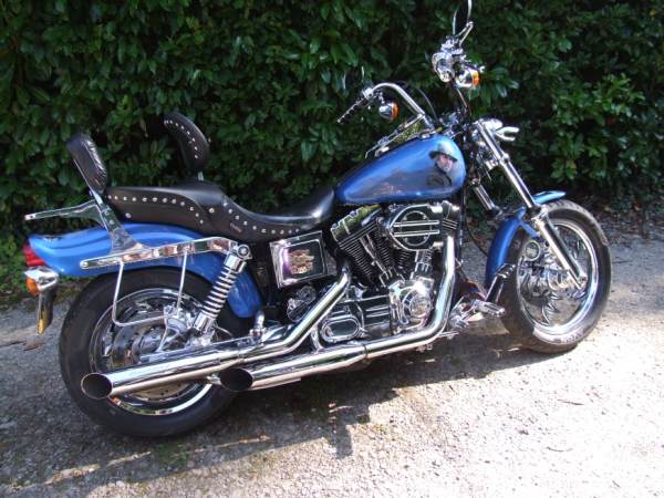 The whole motorcycle