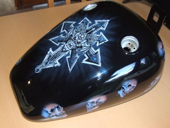Bike Art on Tank