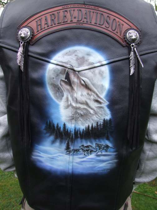 Airbrushed Wolf
