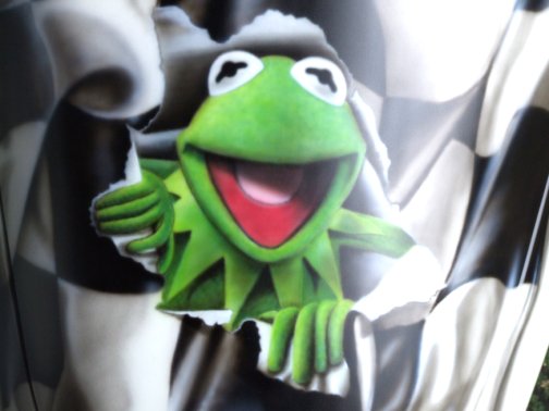 Detail of Airbrushing