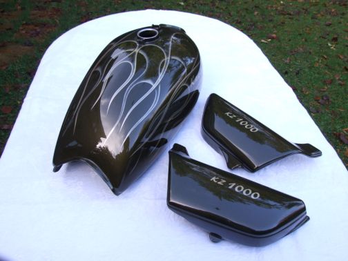 The Airbrushed Panels prior to fitting
