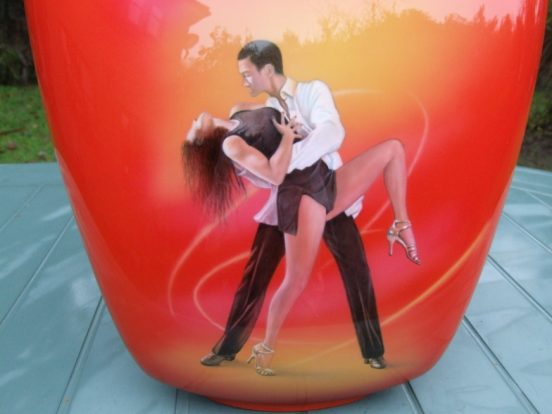 Detail of Salsa Dancers
