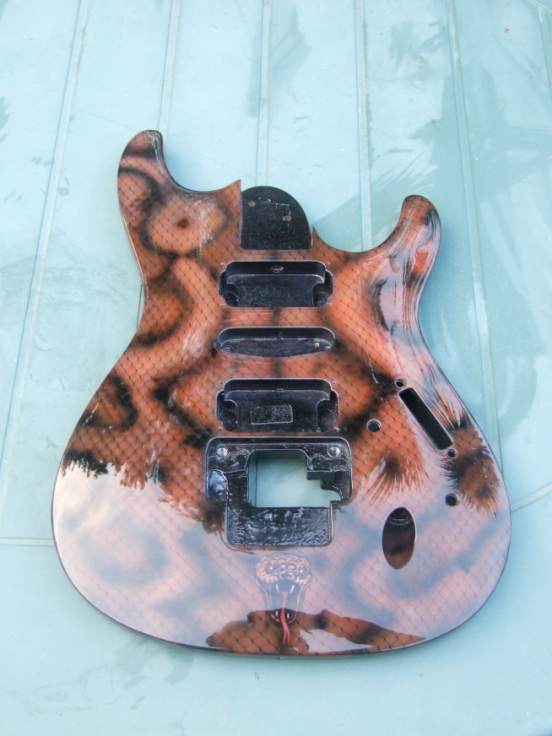 Airbrushed Snake Skin