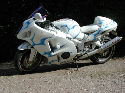 Hayabusa in full tribal glory