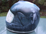 Airbrush Artwork on Helmet