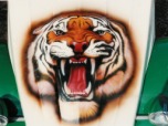 Tiger on a 2CV